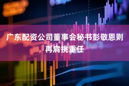 广东配资公司董事会秘书彭敬恩则再肩挑重任